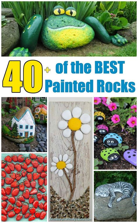 Over 40 Of The Best Rock Painting Ideas Painted Rocks