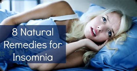 8 Natural Remedies For Insomnia