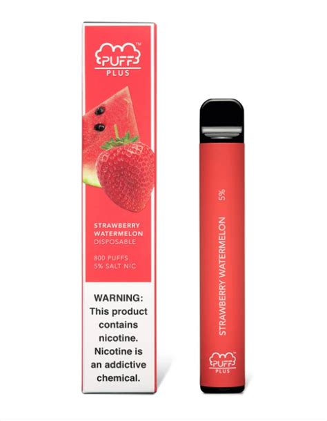 Puff Plus Strawberry Watermelon Disposable Vape Puffholic