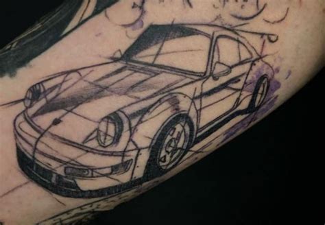 30 Amazing Porsche Tattoo Designs With Meanings And Ideas Body Art Guru