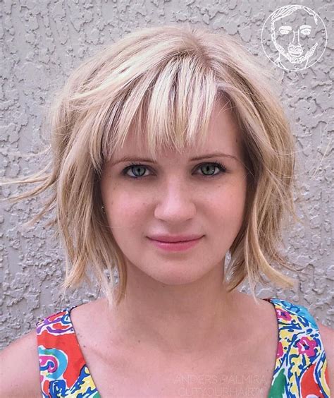 Messy Bob Hairstyles For Round Faces Hair Styles Creation