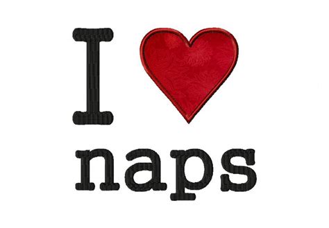 Free I Heart Naps Machine Embroidery Design Daily Embroidery