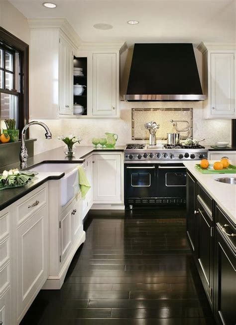 This beautiful black kitchen by april tomlin interiors is brimming with edgy ideas. 34 Timelessly Elegant Black And White Kitchens - DigsDigs