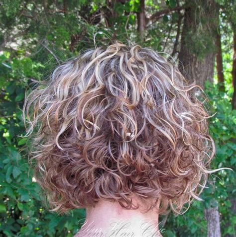 Image Result For Stacked Spiral Perm On Short Hair Short Permed Hair