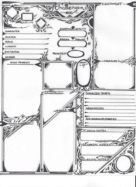 Pin By D X On Tabletop Rpg Design Ideas In 2019 Rpg Character Sheet