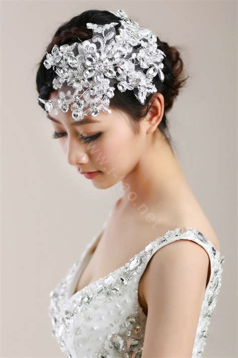 Buy Wholesale Wedding Bride Jewelry Crystal Flower Headband Headpiece