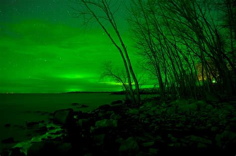 Green Skies Northern Lights Photograph By Nikki Vig Pixels