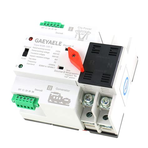 Buy Gaeyaele W2r Mini Ats 2p Automatic Transfer Switch Electrical