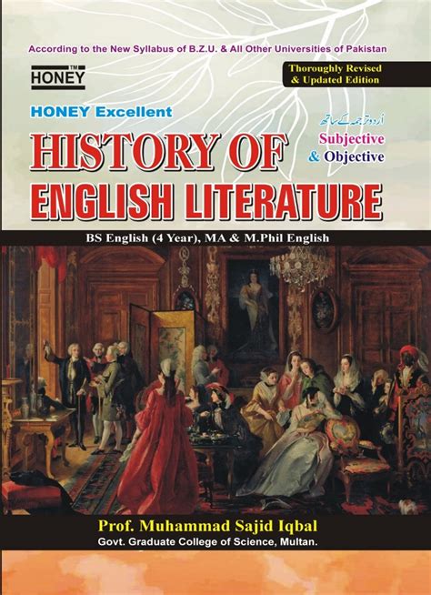 History Of English Literature Honey Books