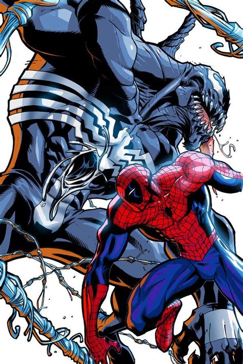 Spider Man Vs Venom By Eddie Nunez Comics Marvel Pinterest