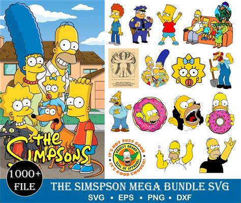 1000 The Simpson Bundle Svg Bart Simpson Svg Lisa Simpson Inspire