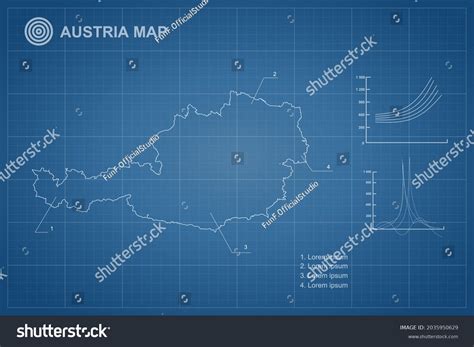Austria Map World Map International Vector Royalty Free Stock