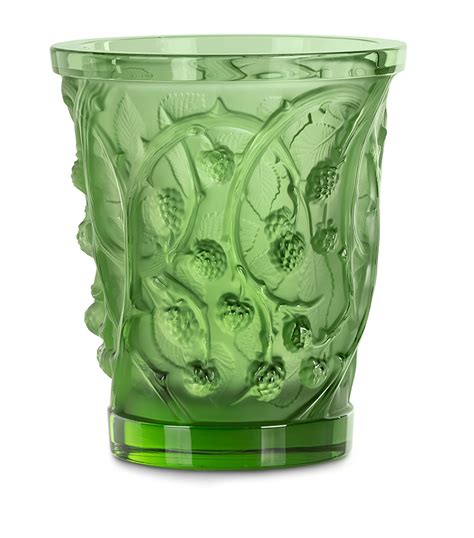 Lalique Crystal Mûres Vase 25cm Harrods Ae