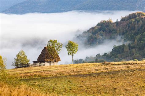 Rural Landscape In Apuseni Mountains Romania Europe Stock Photo