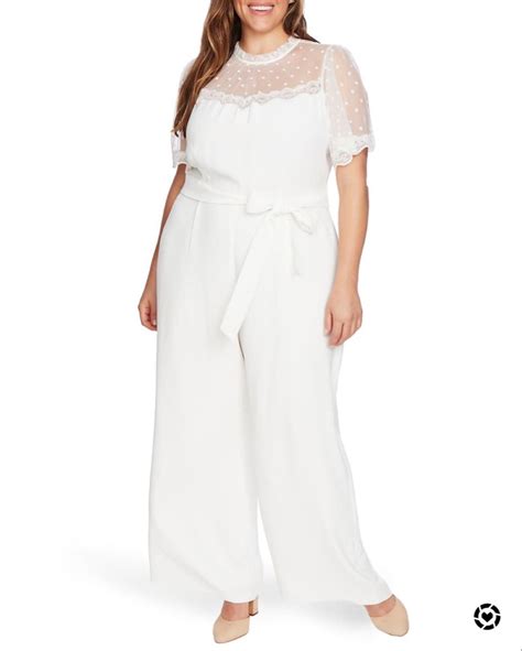 The Prettiest Plus Size White Jumpsuit From Nordstrom🤍 Liketk