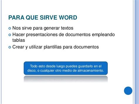Word Para Qué Sirve Microsoft Word