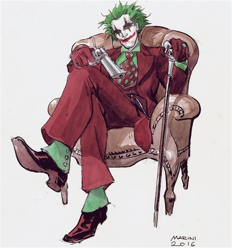 Joker 🃏 Concept Art For The Comic Book Batman The Dark Prince Charming