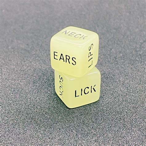 2 Sex Dice Glow In The Darksex Positions Fun In The Bedroom Etsy