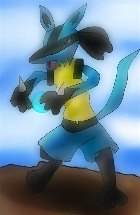 Lucario By Cloudy Darkness On Deviantart