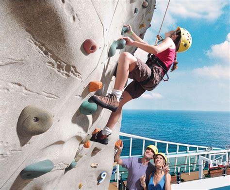 Try Out The Climbing Walls On Royal Caribbeans Incredible Ships