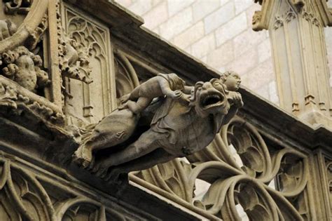 Gothic Gargoyles On Buildings