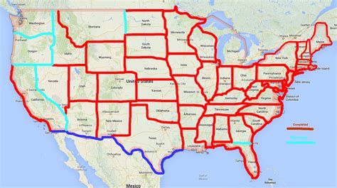 Us Map With State Borders Map