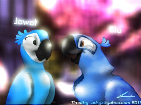 Jewel And Blu Love Birds By Adry53 On Deviantart