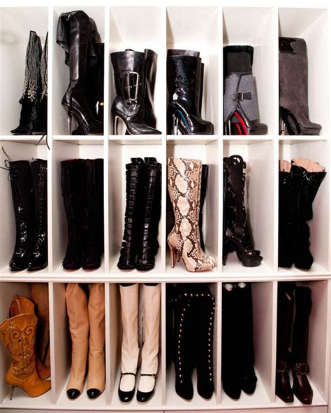 The shoes tend to be too tall for regular containers. Boots Storage Ideas That Will Solve All Of Your Problems