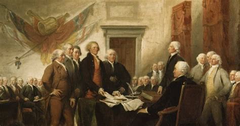 A declaração de independência foi redigida e assinada em 04 de julho de 1776. En español: La Declaración de Independencia de los Estados ...