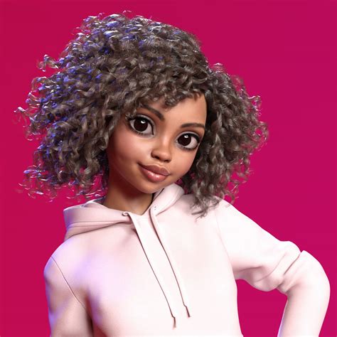 Character Design Animation Female Character Design 3d Character Black Girl Cartoon Cartoon