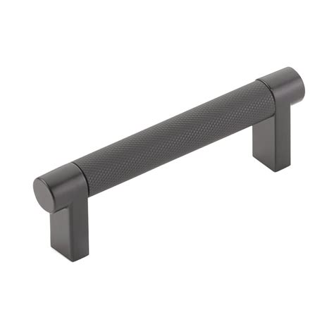 Select Collection 3 12 Centers Knurled Bar With Rectangular Stem In