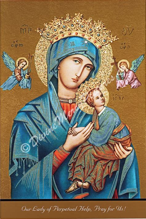 24 By 36 Rolled Canvas Our Lady Of Perpetual Help Image