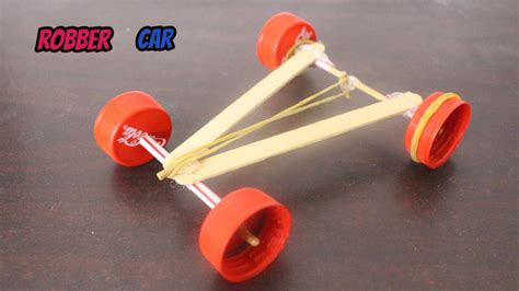 How To Make Rubber Band Powered Car Diy Toy Car Youtube