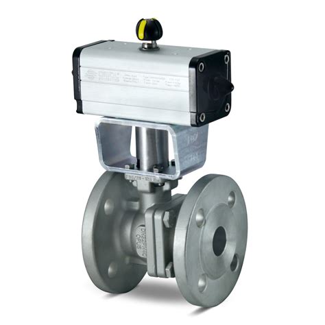 Pneumatic Actuated Flanged Ball Valves Valvecz