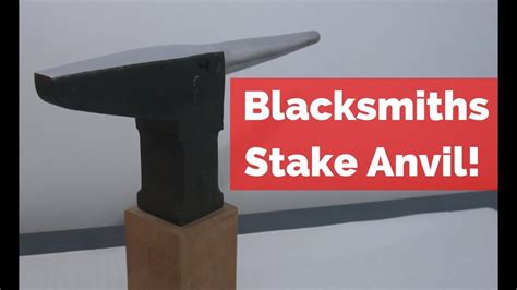 Forging A Stake Anvil Step By Step On Building An Anvil Youtube