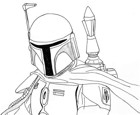 Star Wars Boba Fett Coloring Pages Coloring Home