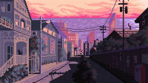 1366x768 Late Afternoon Pixel Art 1366x768 Resolution Hd 4k Wallpapers