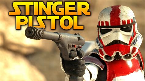 Star Wars Battlefront Stinger Pistol Gameplay And How It Works Youtube