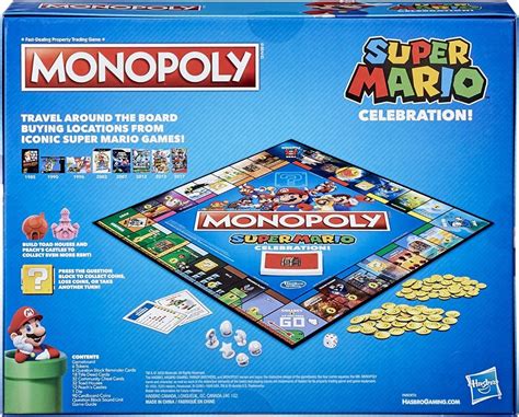 Monopoly Super Mario Celebration Edition Board Game For Super Mario