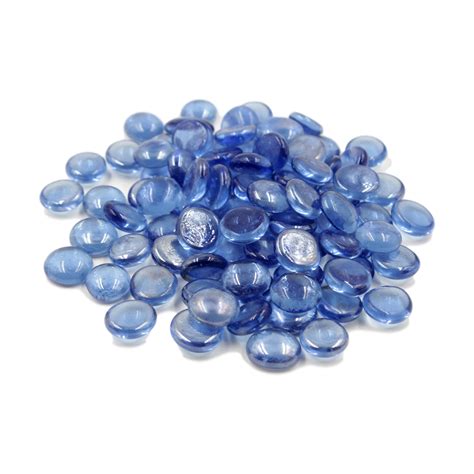 Blue Glass Decorative Gems 400 Grms Blendboutique