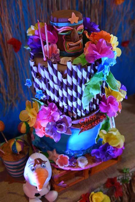 Karas Party Ideas Olafs Tropical Summer Birthday Party Karas Party Ideas