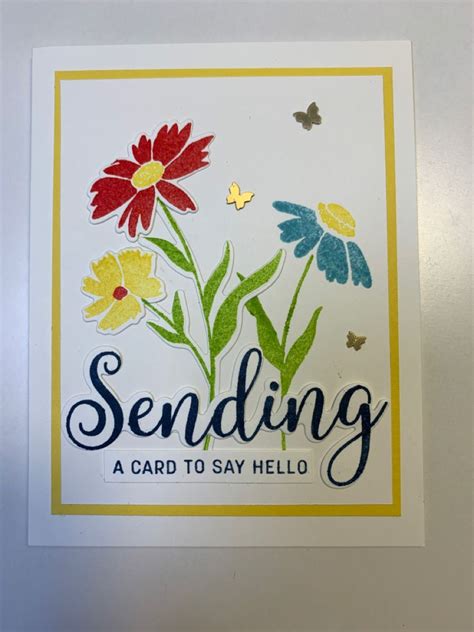 Sending Smiles Greeting Card In 2022 Stampin Up Birthday Cards