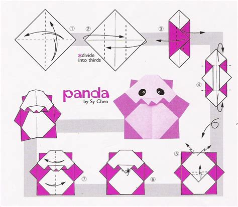 Origami Panda Como Hacer Origami Papiroflexia Para Principiantes
