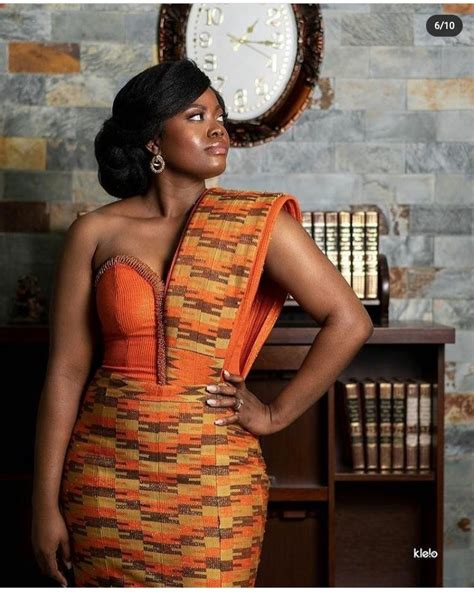 Elegant Kente Styles For Engagement In Ghana The Glossychic
