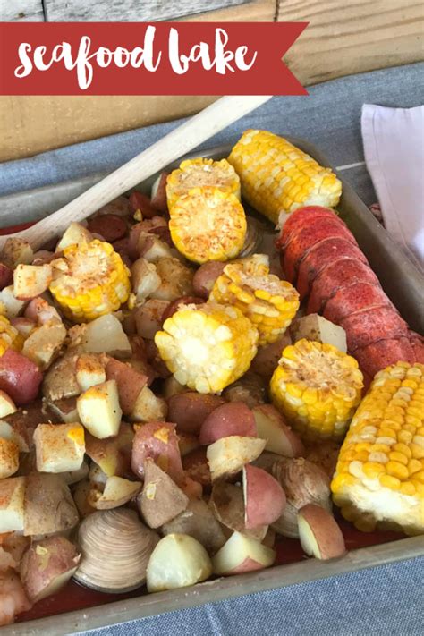 Simple Seafood Bake - Everyday Party Magazine