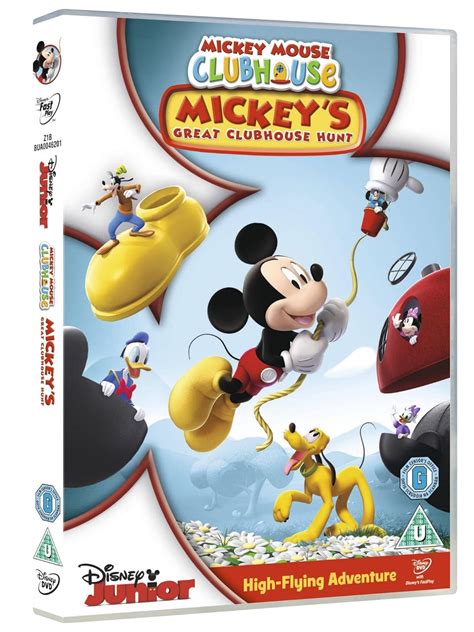 Mickey Mouse Clubhouse Mickeys Great Clubhouse Hunt Dvd Retro Badge Movies And Tv