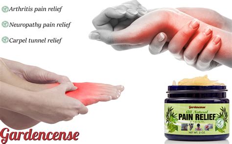 Pain Relief Cream Natural Relief For Arthritis Joints Back And Neck
