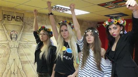 Ukraines Femen Topless Protests Help Feminist Cause Bbc News