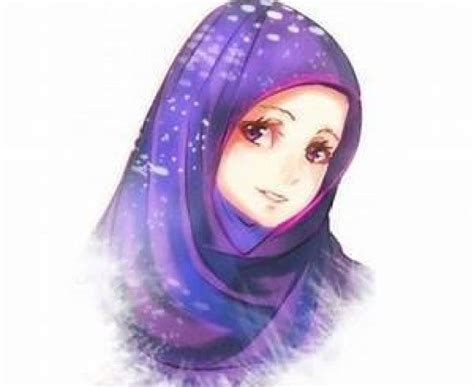Gambar Animasi Muslimah Anak Kecil