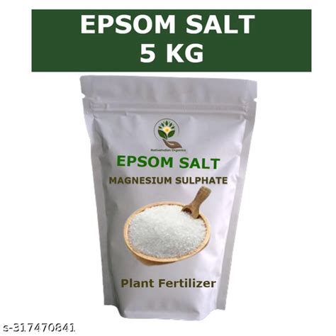 Epsom Salt Magnesium Sulphate Plant Fertilizer 5 Kg